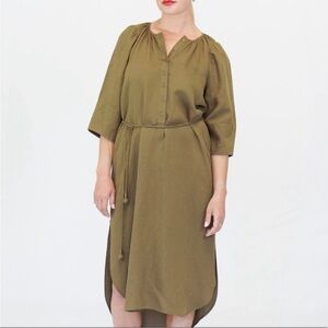 Apiece Apart Tencel Linen Dress